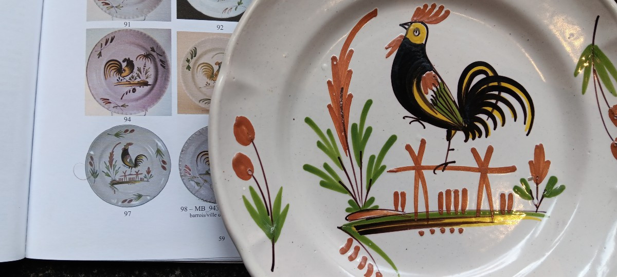 Epinal Plate With A Rooster - Late 18th - Early 19th Century-photo-2