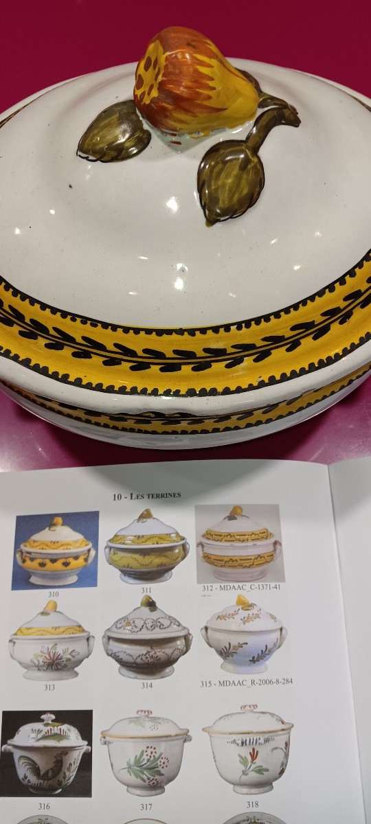 Soupière/terrine d'EPINAL - Fin XVIII, Début XIX siècle-photo-4