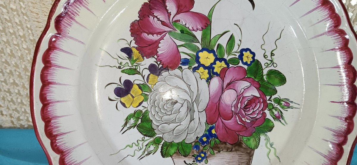 Islettes Plate - Dupré Period-photo-2
