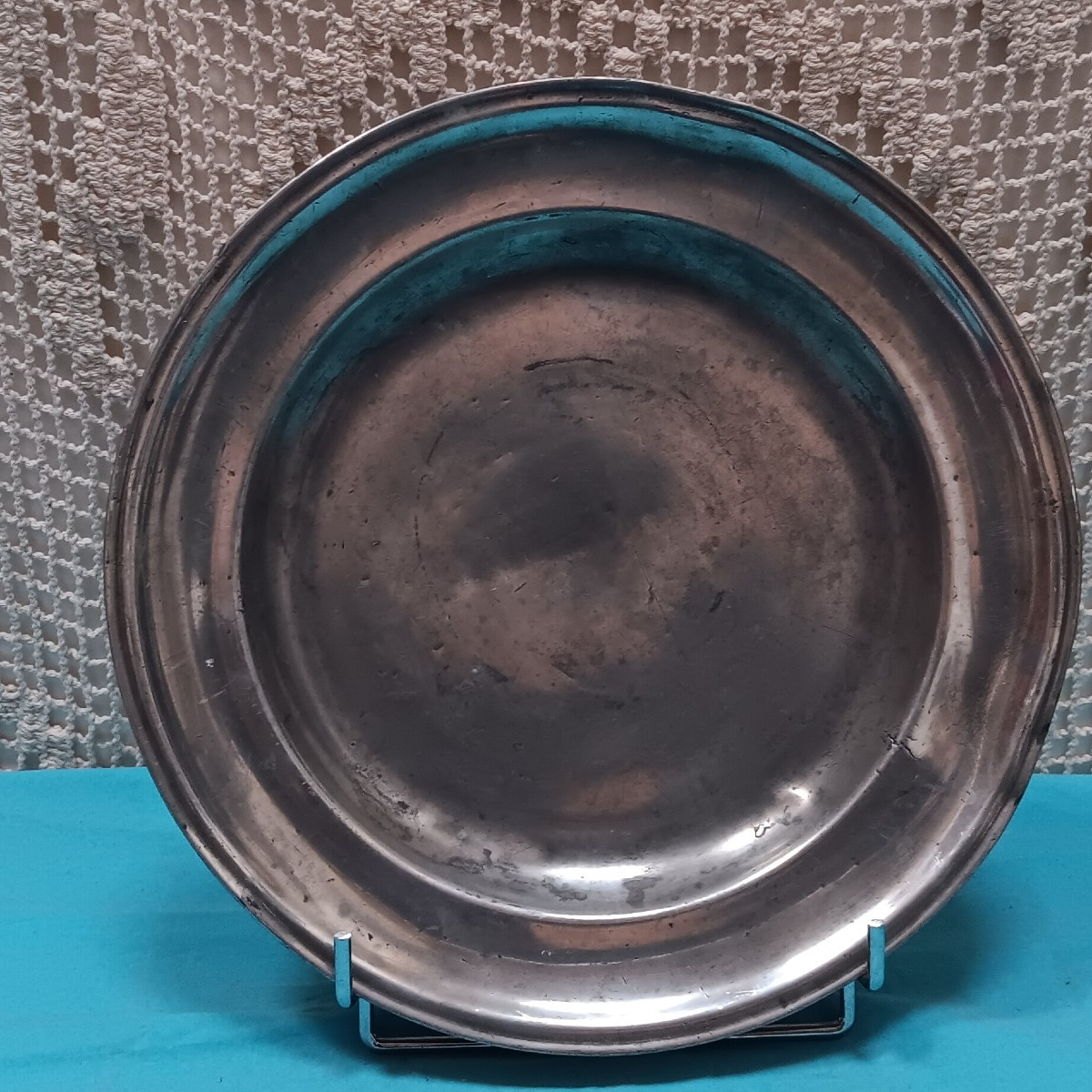 Pewter Dish From Arras - Early 19th Century