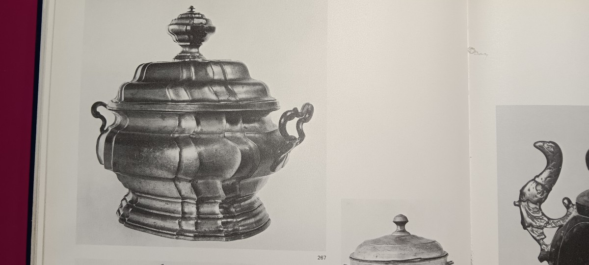 Swiss/german Pewter Tureen - 18th Century-photo-7
