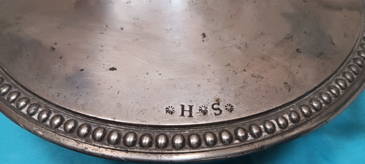 Pewter Vegetable Dish From Strasbourg - 19th Century-photo-3