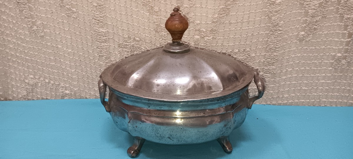 Pewter Tureen, Alsace - Late 18th, Early 19th Century