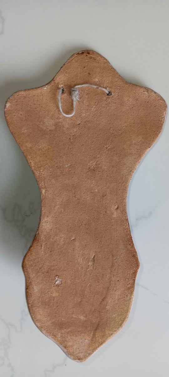 Saint Clement Earthenware Holy Water Font-photo-2