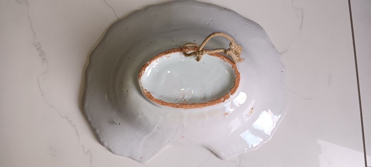 Nevers Shaving Dish - 18th Century-photo-4