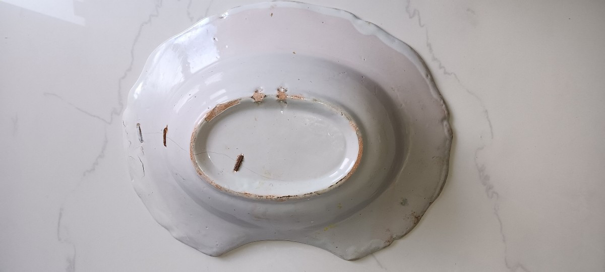 Plat à barbe de Nevers - Fin XVIII  ou début XIX siècle-photo-1