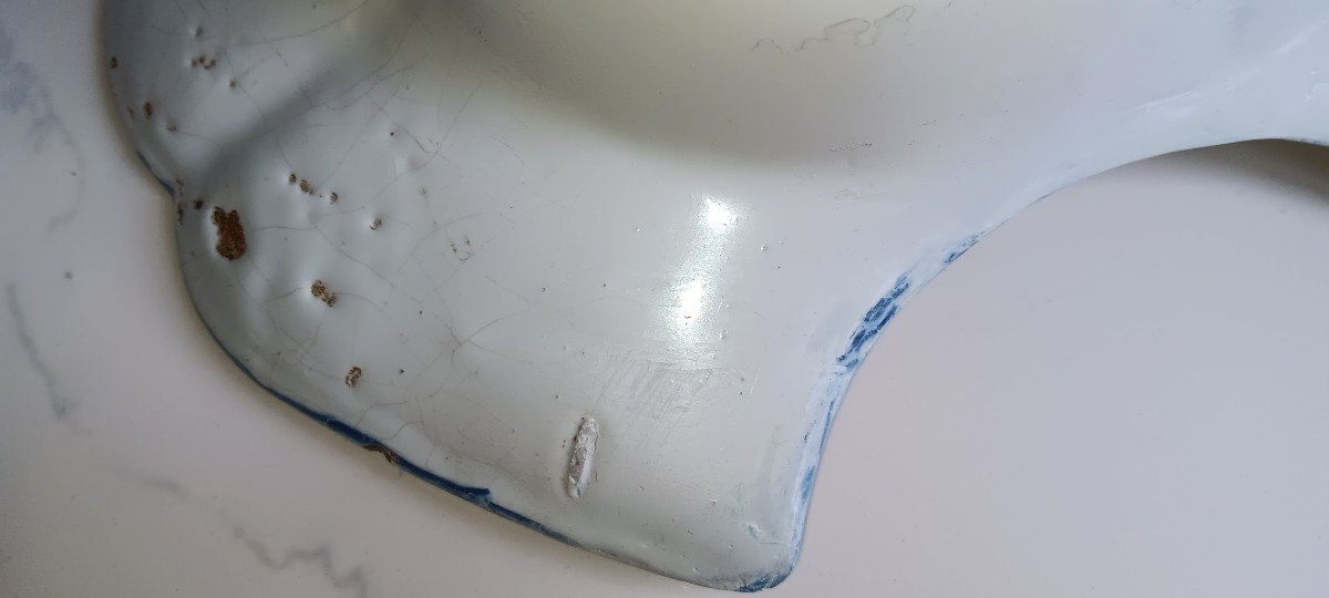 Plat à barbe  - Fin XVIII  ou début XIX siècle-photo-2