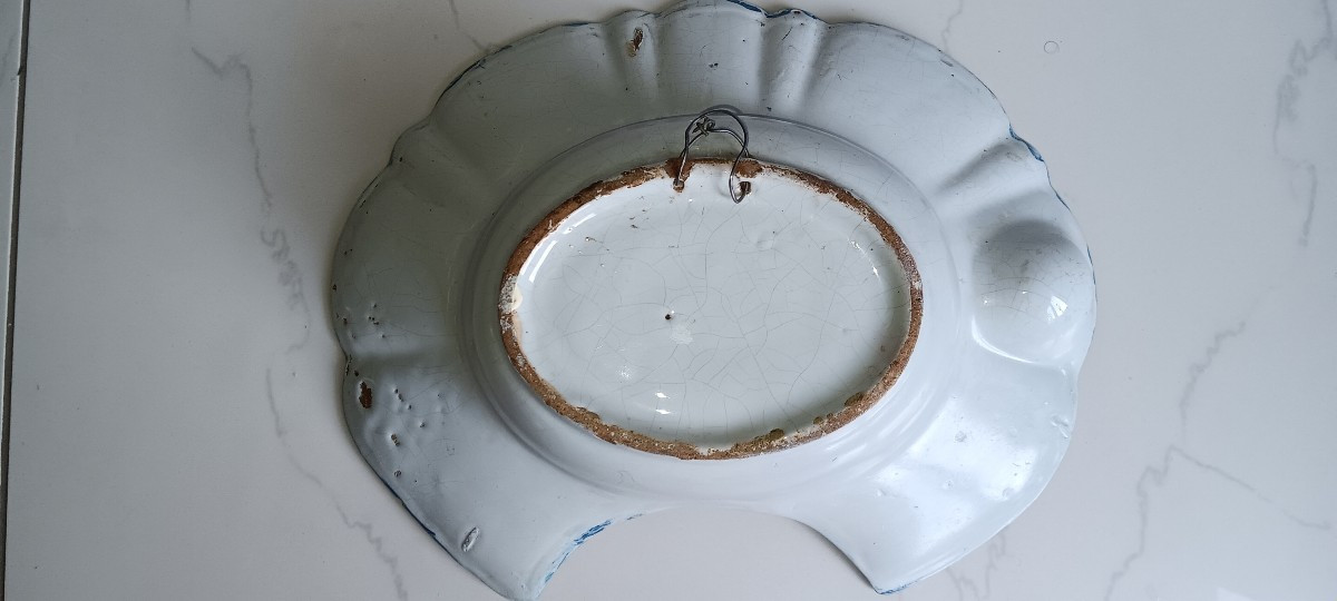 Plat à barbe  - Fin XVIII  ou début XIX siècle-photo-3