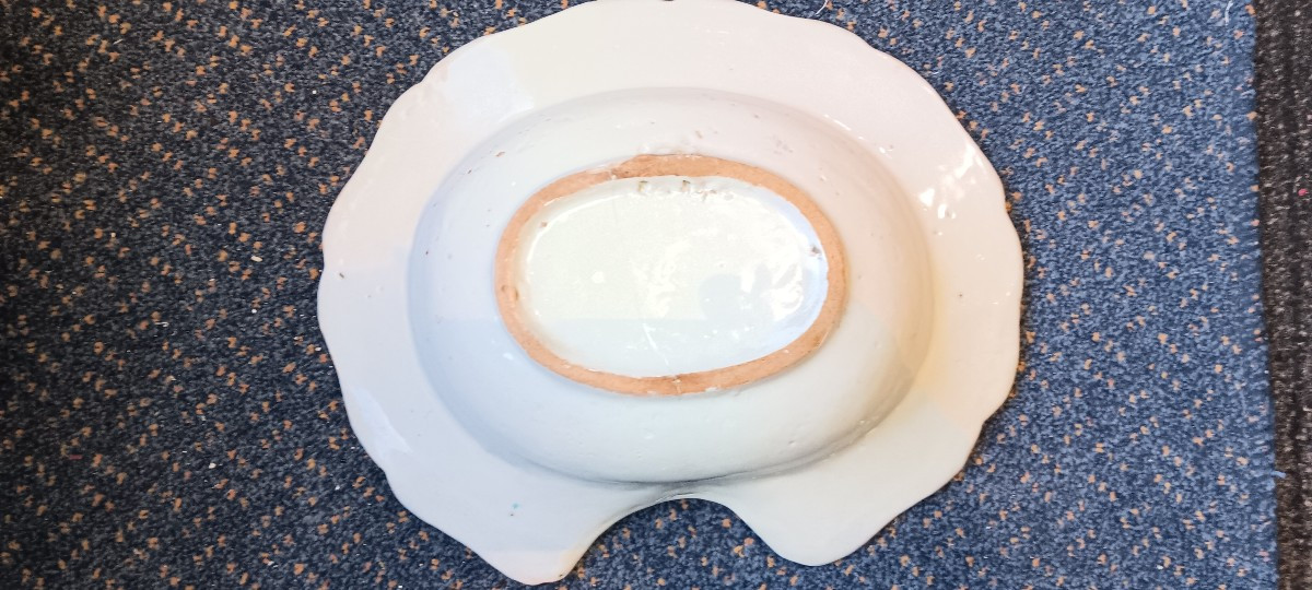 Rouen Shaving Dish - 18th Century-photo-4