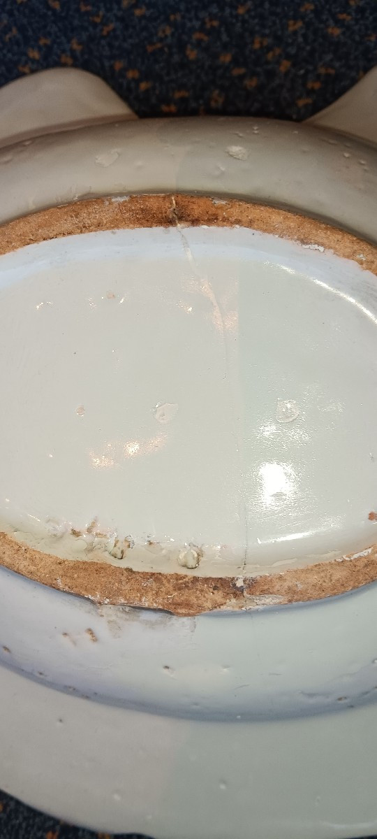 Rouen Shaving Dish - 18th Century-photo-2