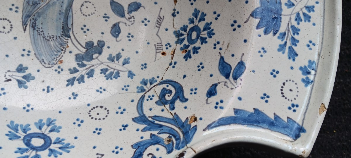 Shaving Dish - 18th Century-photo-3