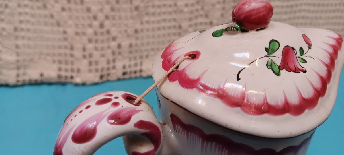 Lunéville Earthenware Ewer - Late 18th, Early 19th Century-photo-4