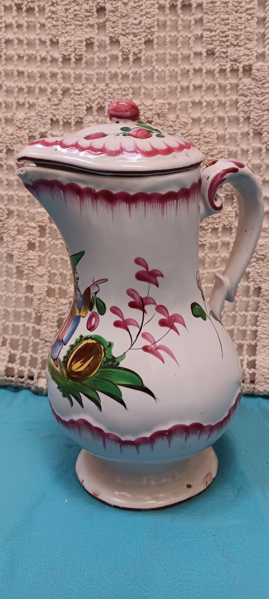 Lunéville Earthenware Ewer - Late 18th, Early 19th Century