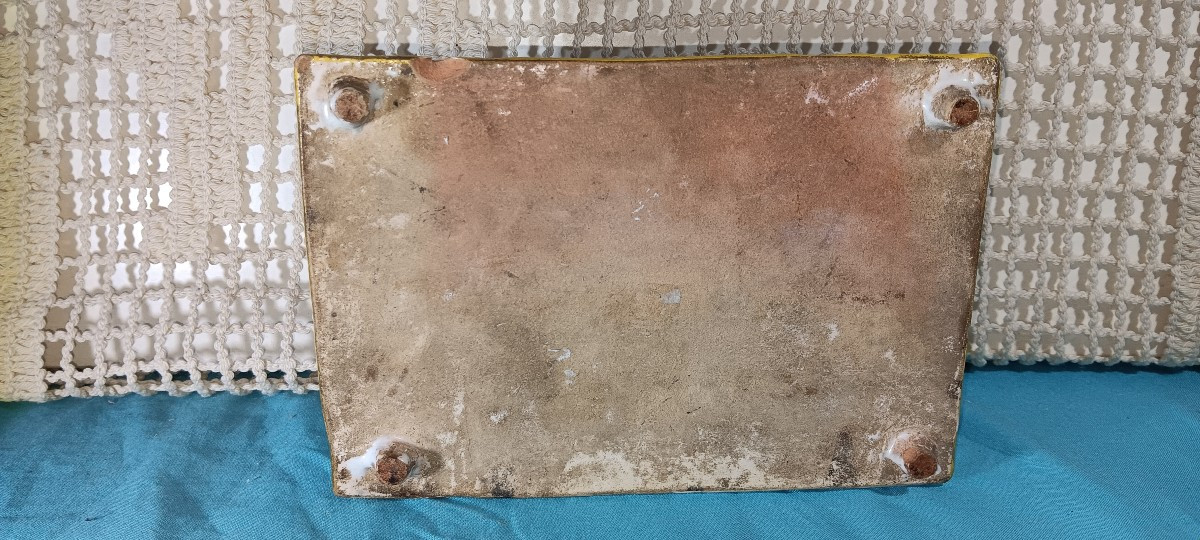 Argonne Earthenware Inkwell - Early 19th Century-photo-1