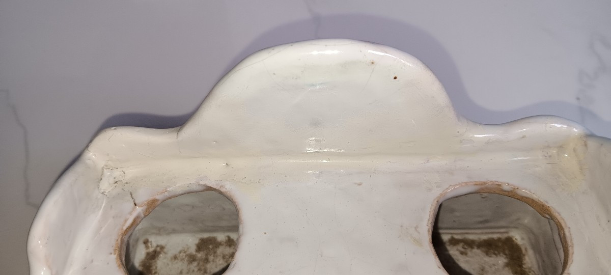 Earthenware Inkwell - Early 19th Century-photo-3