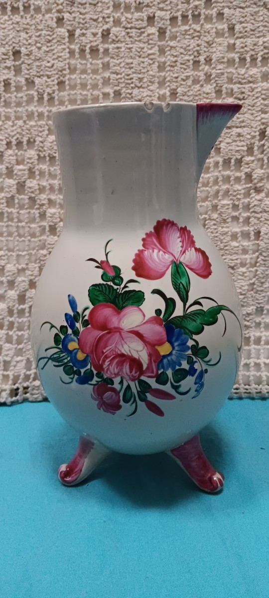 Lunéville Earthenware Ewer - Early 19th Century-photo-2