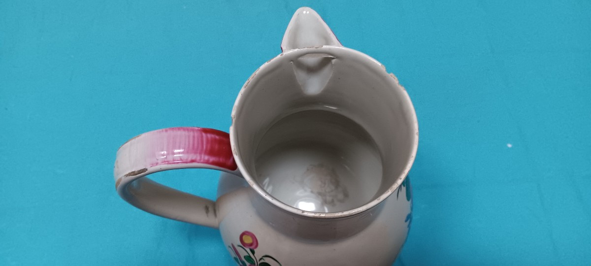 Lunéville Earthenware Ewer - Early 19th Century-photo-4