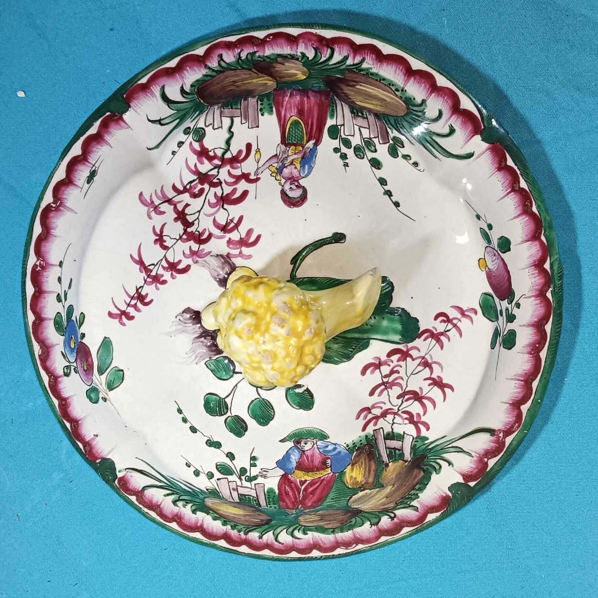 Soupière au chinois de LUNEVILLE? - Fin XVIII siècle-photo-3