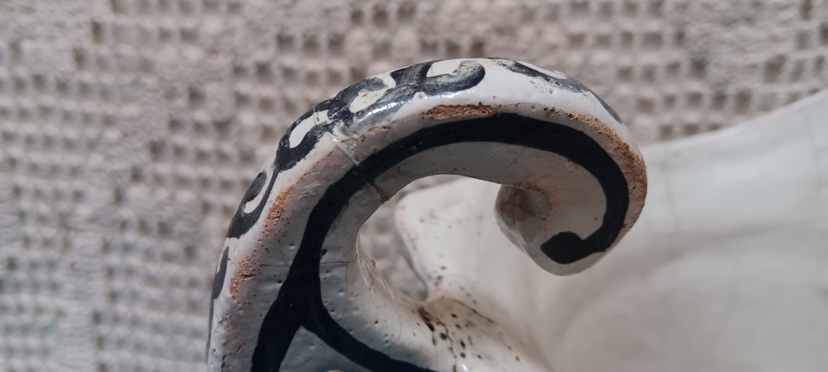 Ewer In The Shape Of A Helmet Bearing The Coat Of Arms Of Rouen - 18th Century-photo-8