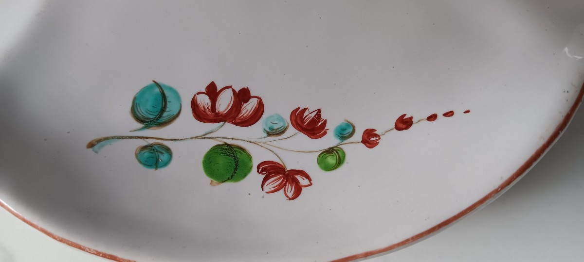 Petit plat/ravier en faience de SCEAUX, période Jacques Chapelle - Milieu XVIII siècle-photo-4