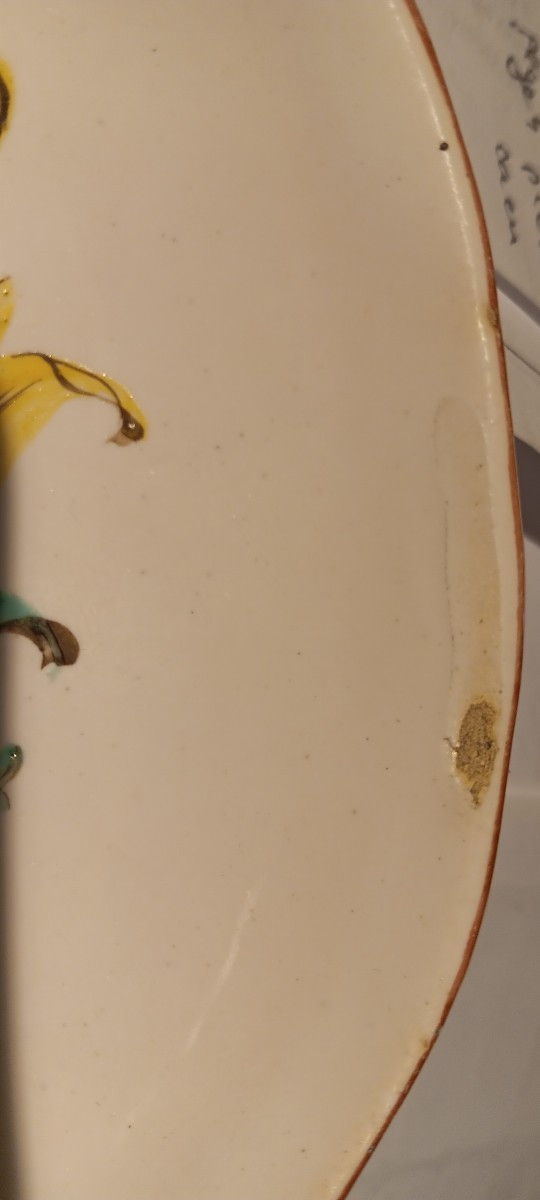 Petit plat/ravier en faience de SCEAUX, période Jacques Chapelle - Milieu XVIII siècle-photo-4