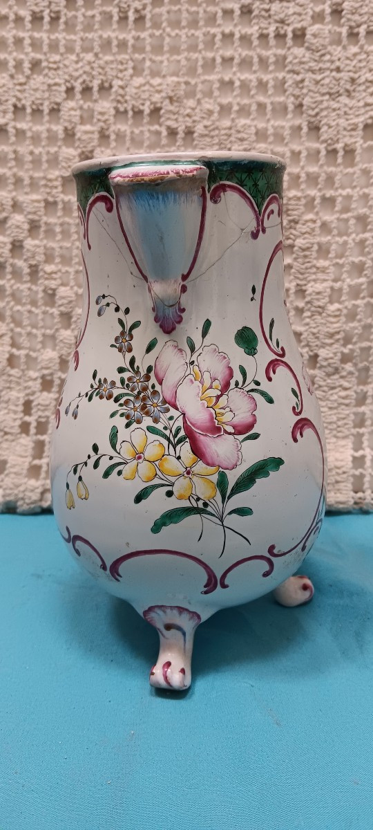 Cafetière/verseuse de STRASBOURG signée HANNONG - XVIII siècle