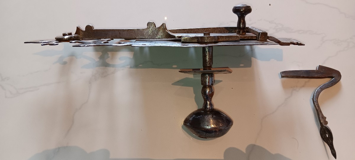 Grand loquet fer forgé - XVIII siècle-photo-2