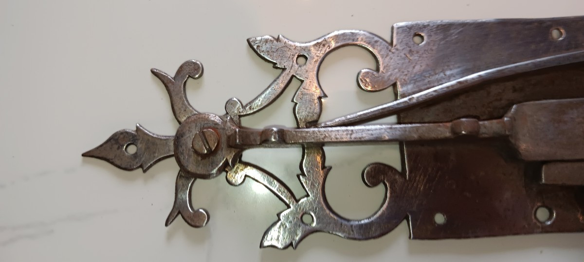 Grand loquet fer forgé - XVIII siècle-photo-4