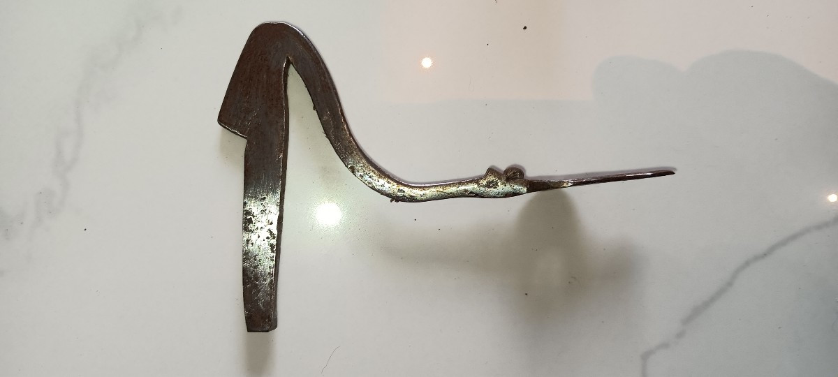 Grand loquet fer forgé - XVIII siècle-photo-3