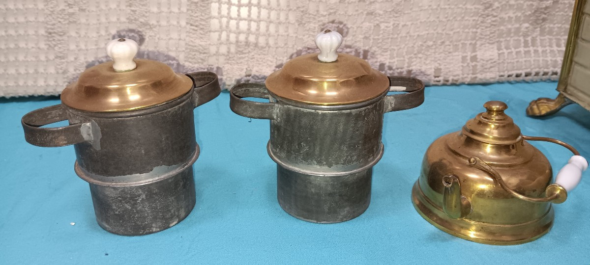 Cuisinière de poupée en tôle-photo-2