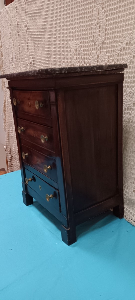 Four-drawer Cabinet - 19th Century-photo-3