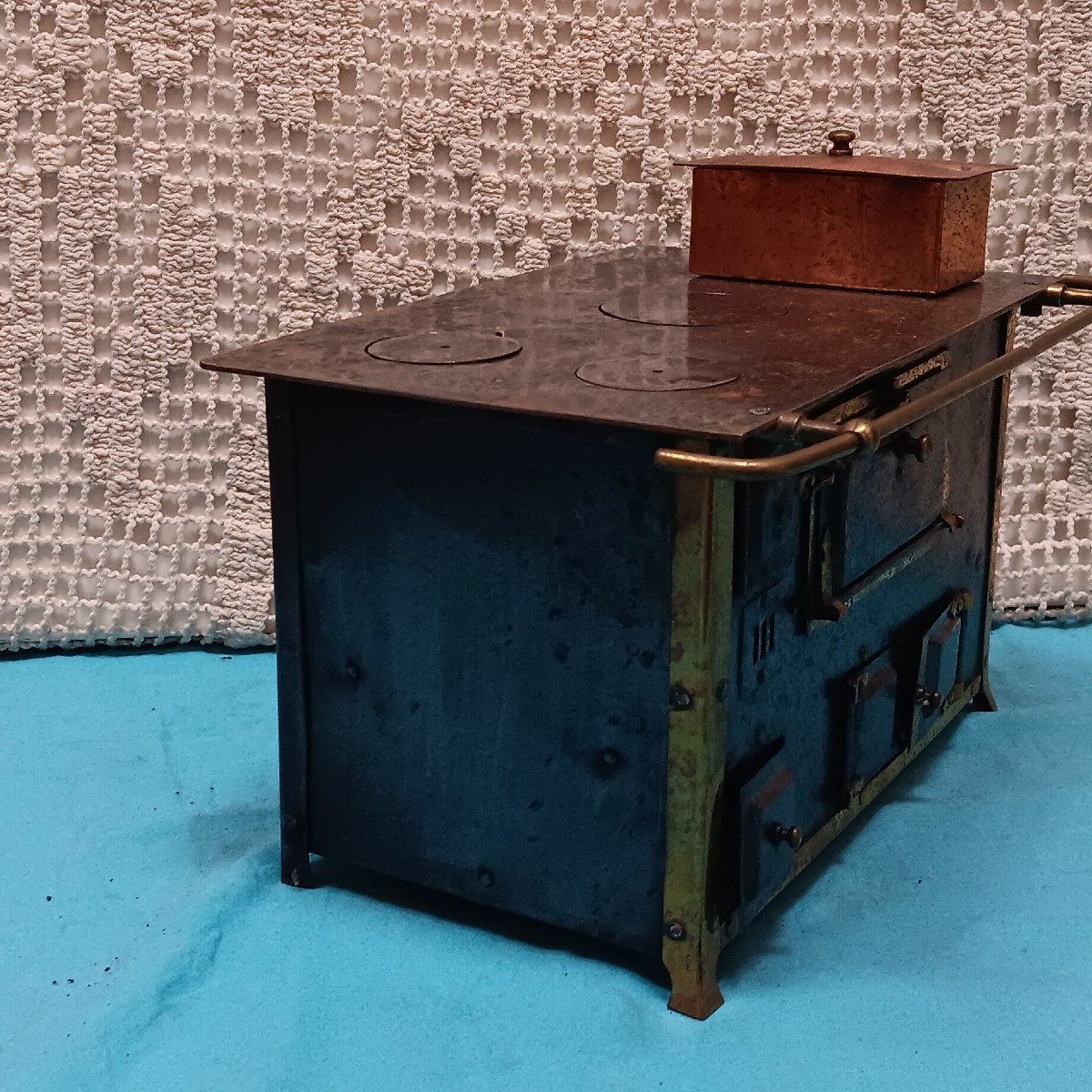 Cuisinière de poupée en tôle-photo-2