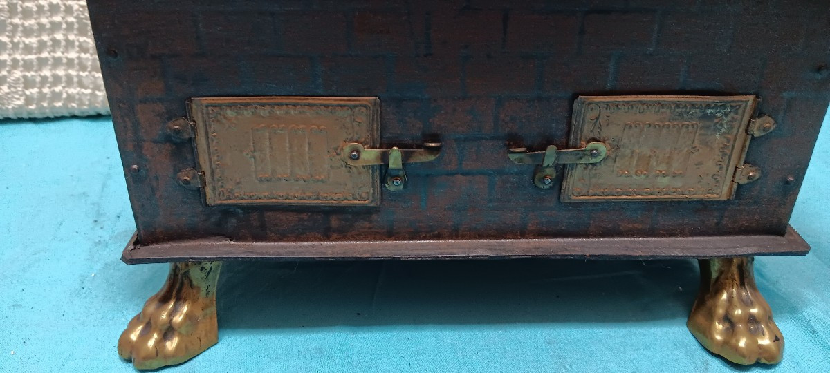 Cuisinière de poupée en tôle-photo-1