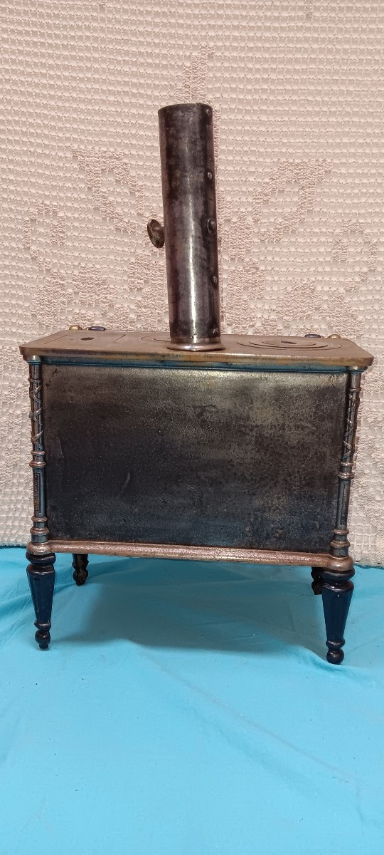 Cuisinière de poupée ou de démonstration en fonte - Début 20ème siècle-photo-4