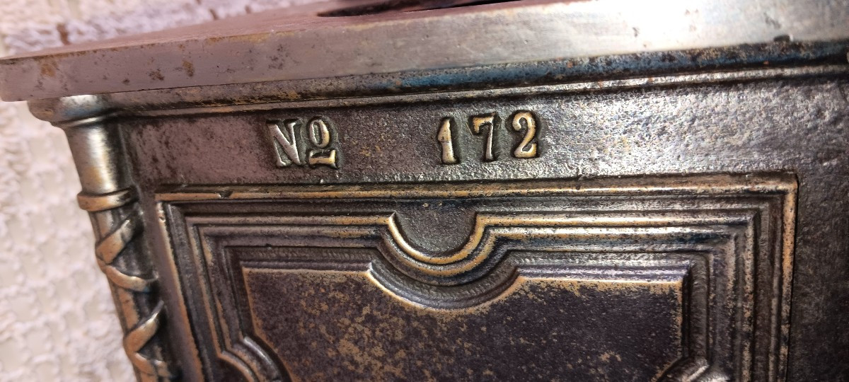 Cuisinière de poupée ou de démonstration en fonte - Début 20ème siècle-photo-7