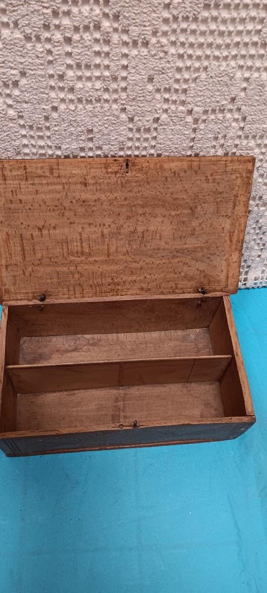 Coffret en bois Vosges - Art populaire - XIX siècle-photo-2