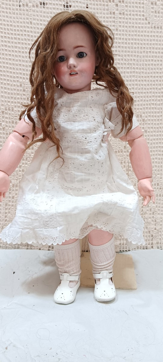 Simon And Halbig Doll, Mold 1078, Size 14 - 75 Cm