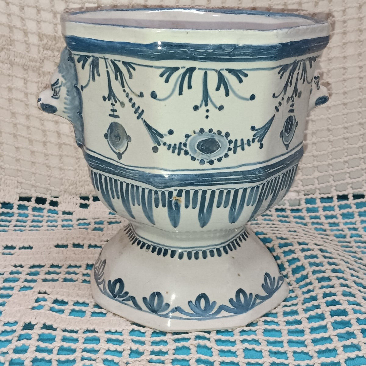 Cache pot de Nevers - XVIII siècle-photo-2