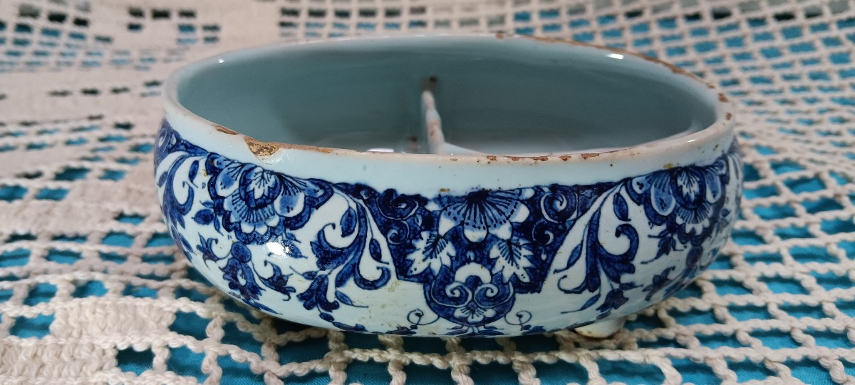 Boite à épices en faience - XVIII siècle-photo-2