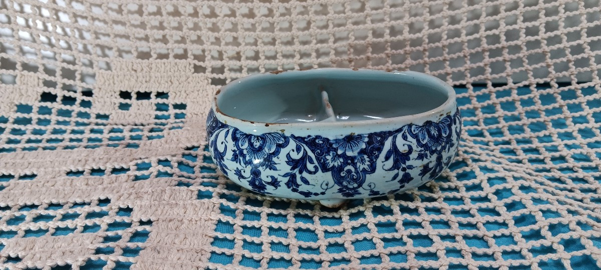 Boite à épices en faience - XVIII siècle-photo-3
