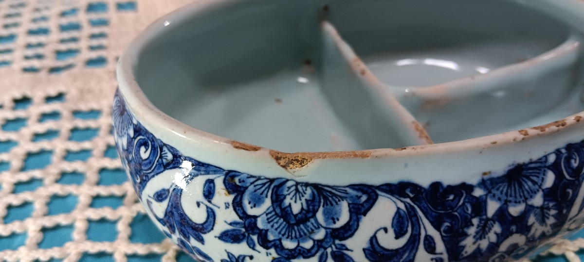 Boite à épices en faience - XVIII siècle-photo-3