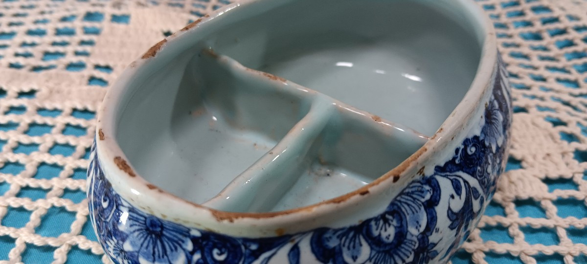 Boite à épices en faience - XVIII siècle-photo-4