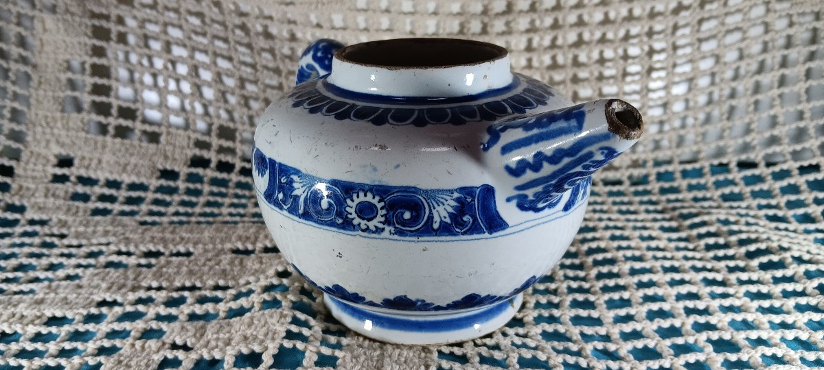 Earthenware Sick Duck - Early 18th Century-photo-3