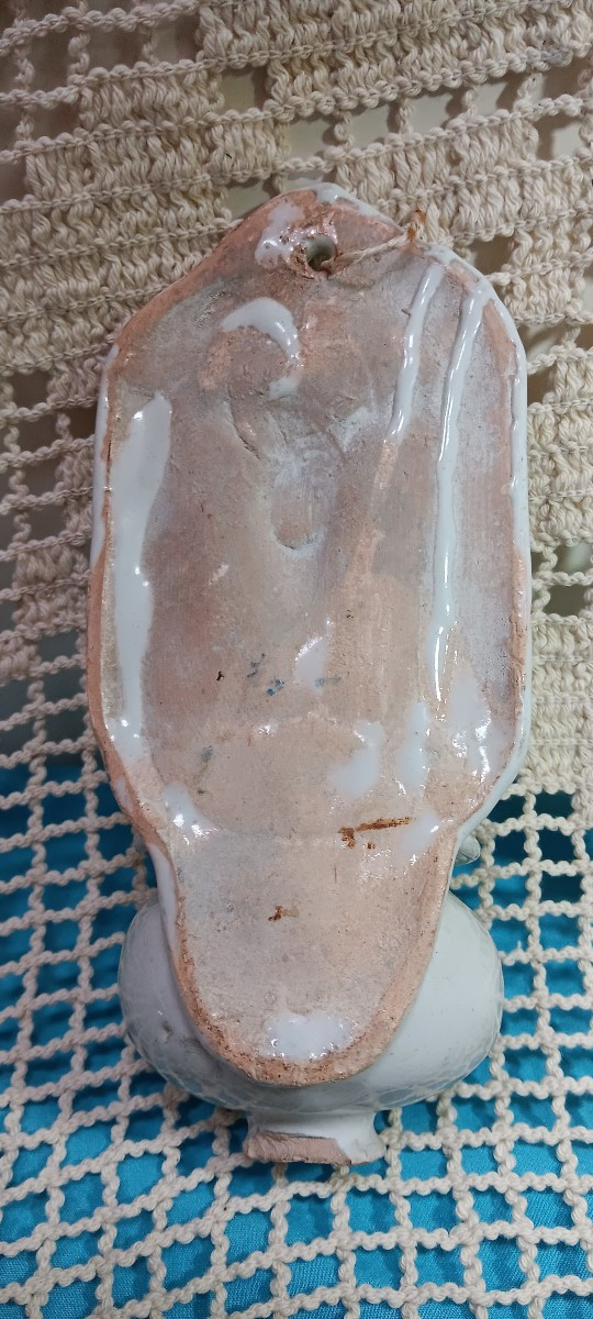 Bénitier en faience - 18 ème siècle-photo-3