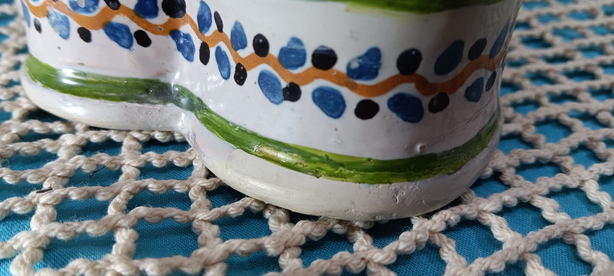 Earthenware Inkwell - Early 19th Century-photo-4