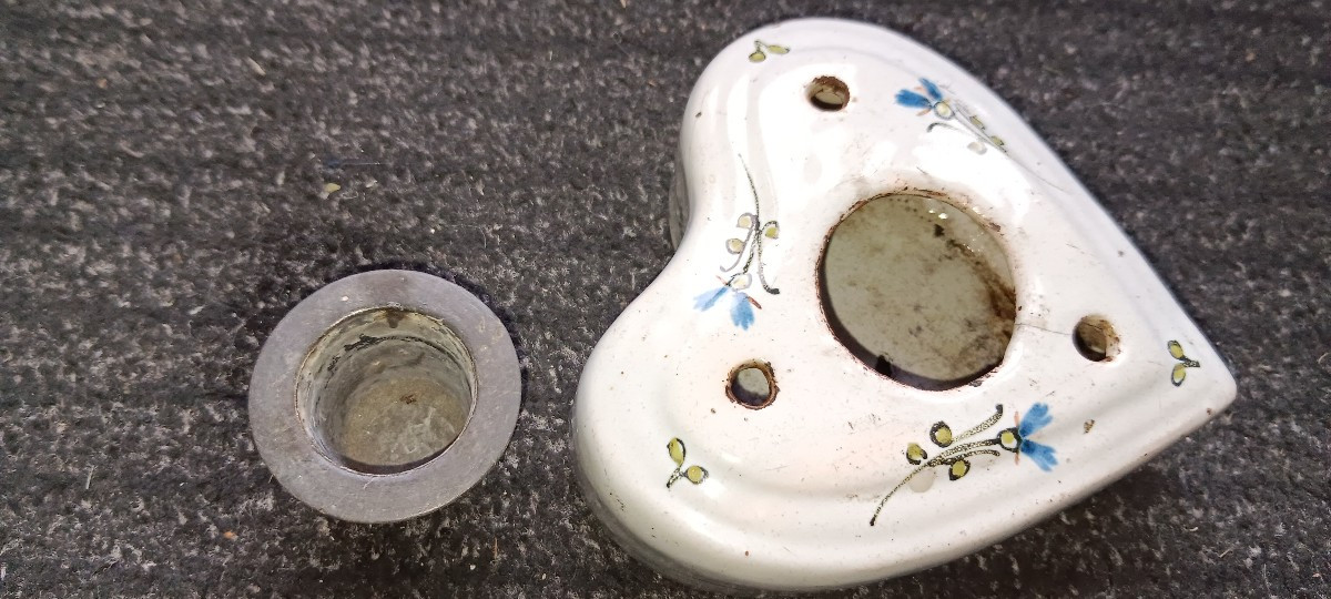 Encrier en faience  - Fin XVIII, Début XIX siècle-photo-4