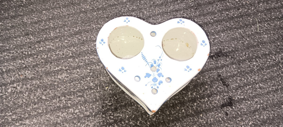 Earthenware Inkwell - Early 19th Century-photo-3