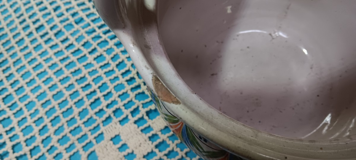 Saint-clément Earthenware Couvot - 19th Century-photo-3