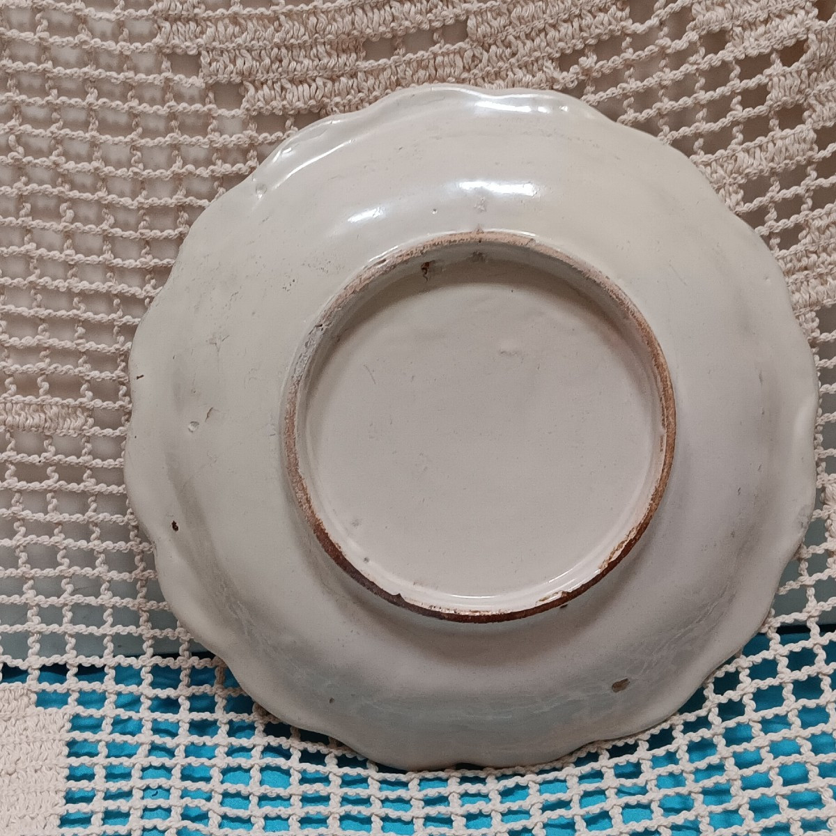 Petit plat/assiette creuse de Lyon - XVIII siècle-photo-2