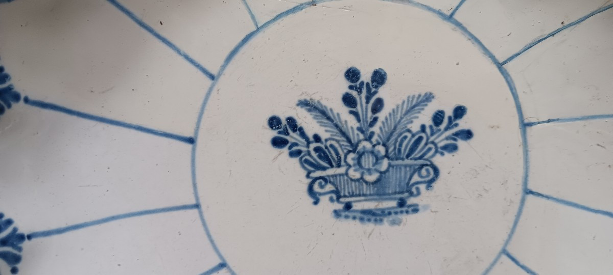 Petit plat/assiette creuse de Lyon - XVIII siècle-photo-3